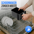 Strex Airfryer XXL - 10L - 2500W - Heteluchtfriteuse - Dubbele Airfryer - 50ºC tot 200ºC - 10 Kookprogramma's - Zwart