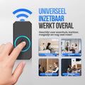 Strex Draadloze Deurbel - Ontvanger op Netstroom - 300m Bereik - 60 Melodieën - Draadloos - Waterbestendig - Zwart