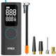 Strex Elektrische Bandenpomp - Draadloze Mini Compressor 3-in-1 - Auto, Fiets, Scooter, Bal & Luchtbed - Tot 10,5 bar / 150 PSI - 30L/min - 8000 mAh Powerbank & Zaklamp