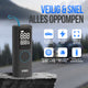 Strex Elektrische Bandenpomp - Draadloze Mini Compressor 3-in-1 - Auto, Fiets, Scooter, Bal & Luchtbed - Tot 10,5 bar / 150 PSI - 30L/min - 8000 mAh Powerbank & Zaklamp