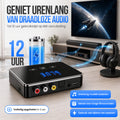 Strex Bluetooth Transmitter en Receiver 3 in 1 Adapter - Bluetooth Audio Zender en Ontvanger - Bluetooth 6.0 - AUX/RCA/Optisch - Draadloos - 15 meter bereik