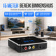 Strex Bluetooth Transmitter en Receiver 3 in 1 Adapter - Bluetooth Audio Zender en Ontvanger - Bluetooth 6.0 - AUX/RCA/Optisch - Draadloos - 15 meter bereik