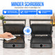 Strex Tosti Apparaat XL Zwart - Met Temperatuurregeling - Contactgrill Groot / Tosti Ijzer / Broodrooster / Grill Apparaat / Panini Grill / Toaster - 2200W