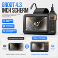 Strex Endoscoop met Scherm 5M - Inspectiecamera - Rioolcamera met HD Beeld - IP67 Waterdicht - Instelbare LED Verlichting
